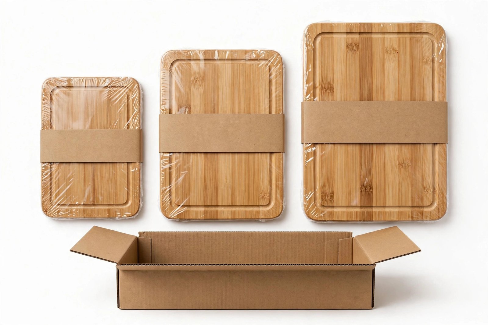 Bamboo Cutting Board Set (3-Pack)
