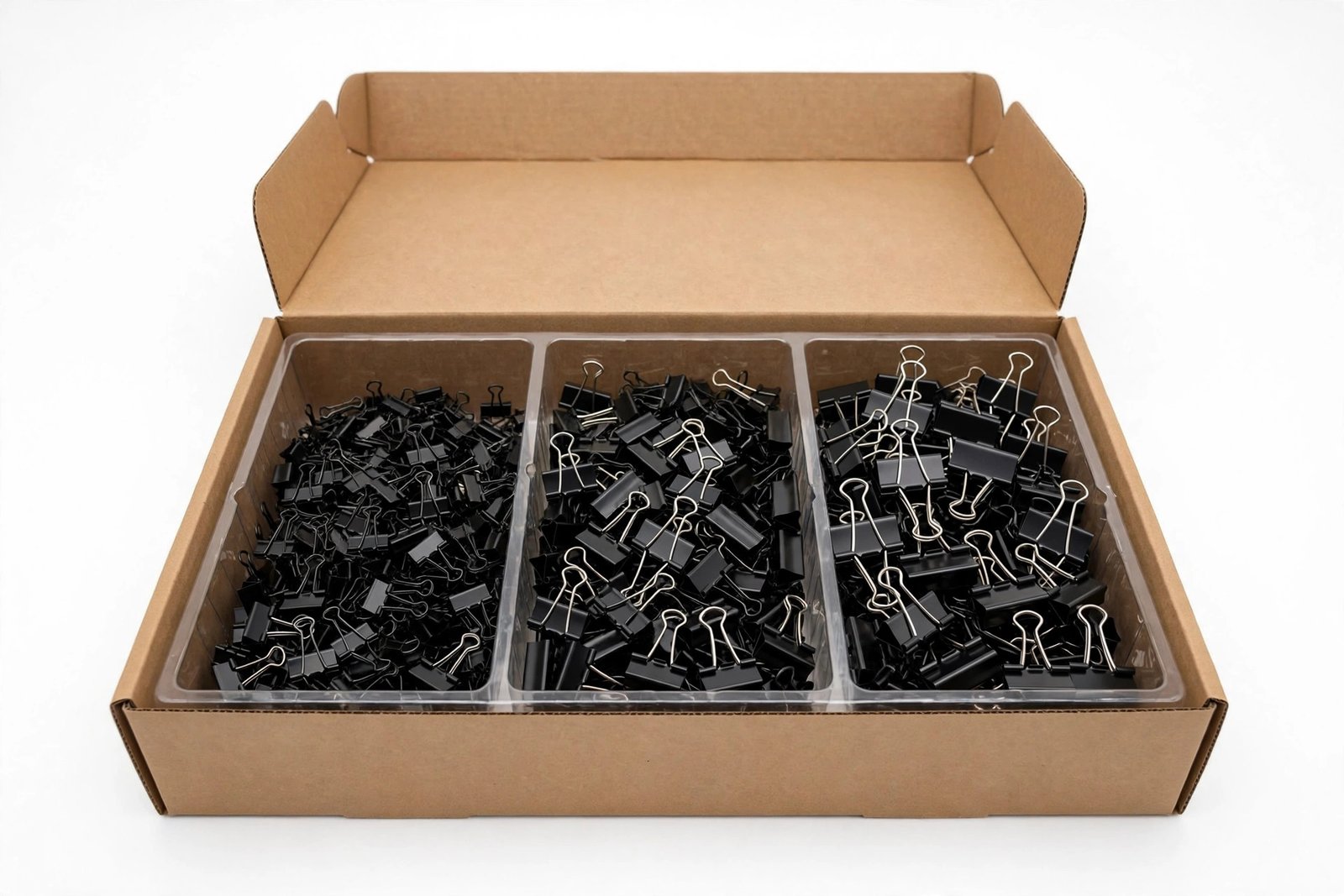 Binder Clip Assortment Box (300 Ct)