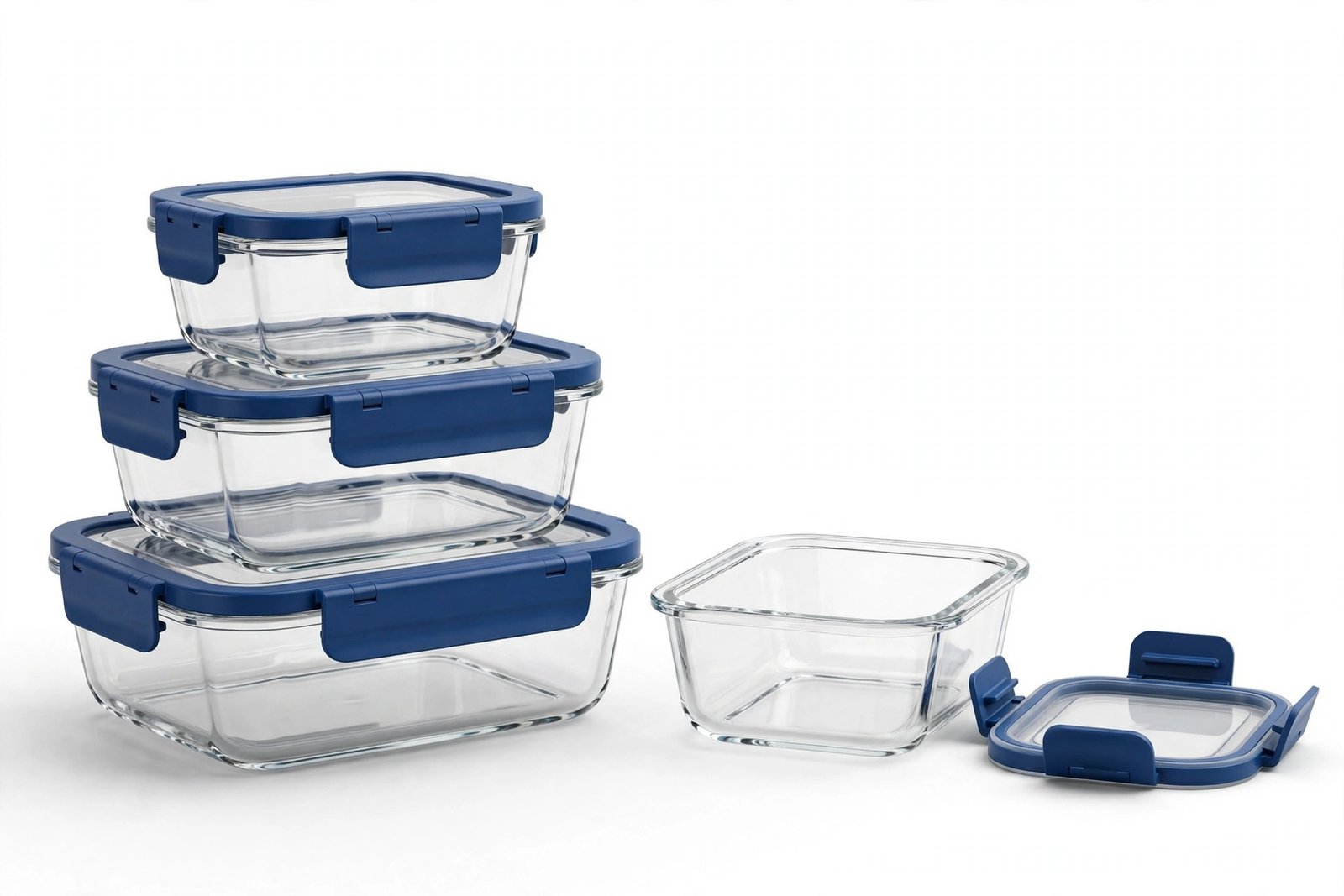 Glass Food Storage Container Set (18-Piece)