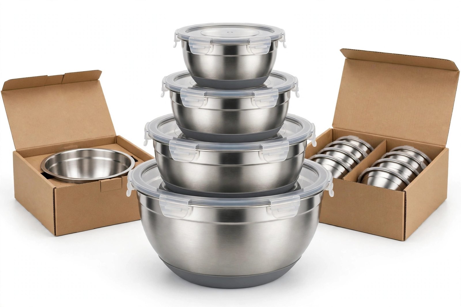 Stainless Steel Mixing Bowl Set (5-Piece)
