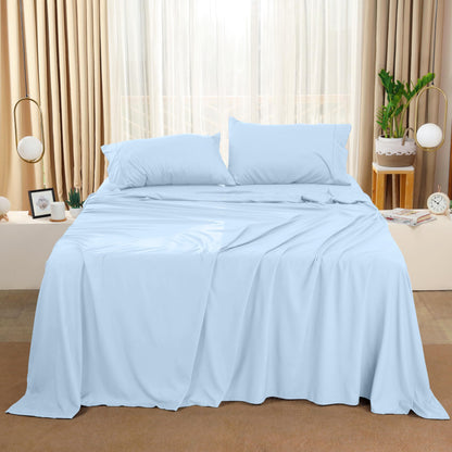 Utopia Bedding Queen Bed Sheets Set - 4 Piece Bedding - Brushed Microfiber - Shrinkage and Fade Resistant - Easy Care
