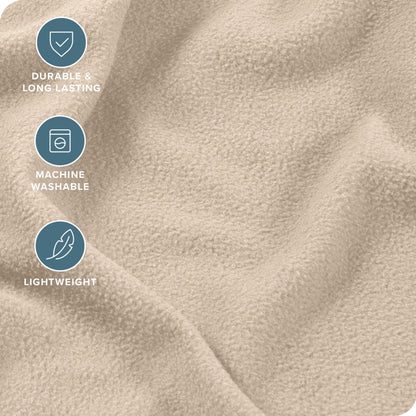 Bare Home Super Soft Fleece Sheet Set - Split Head Flex King Size - Extra Plush Polar Fleece, No-Pilling Bed Sheets - All Season Cozy Warmth